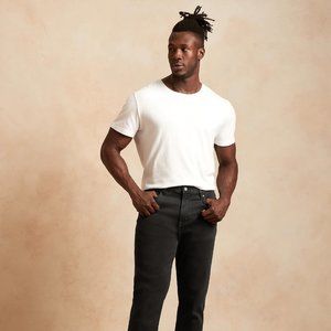 Banana Republic Traveler Slim Fit Jean (Black)